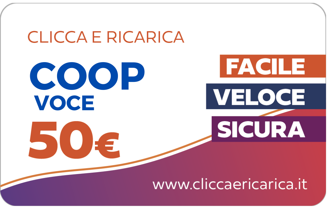 Immagine prodotto Ricarica Coop Voce