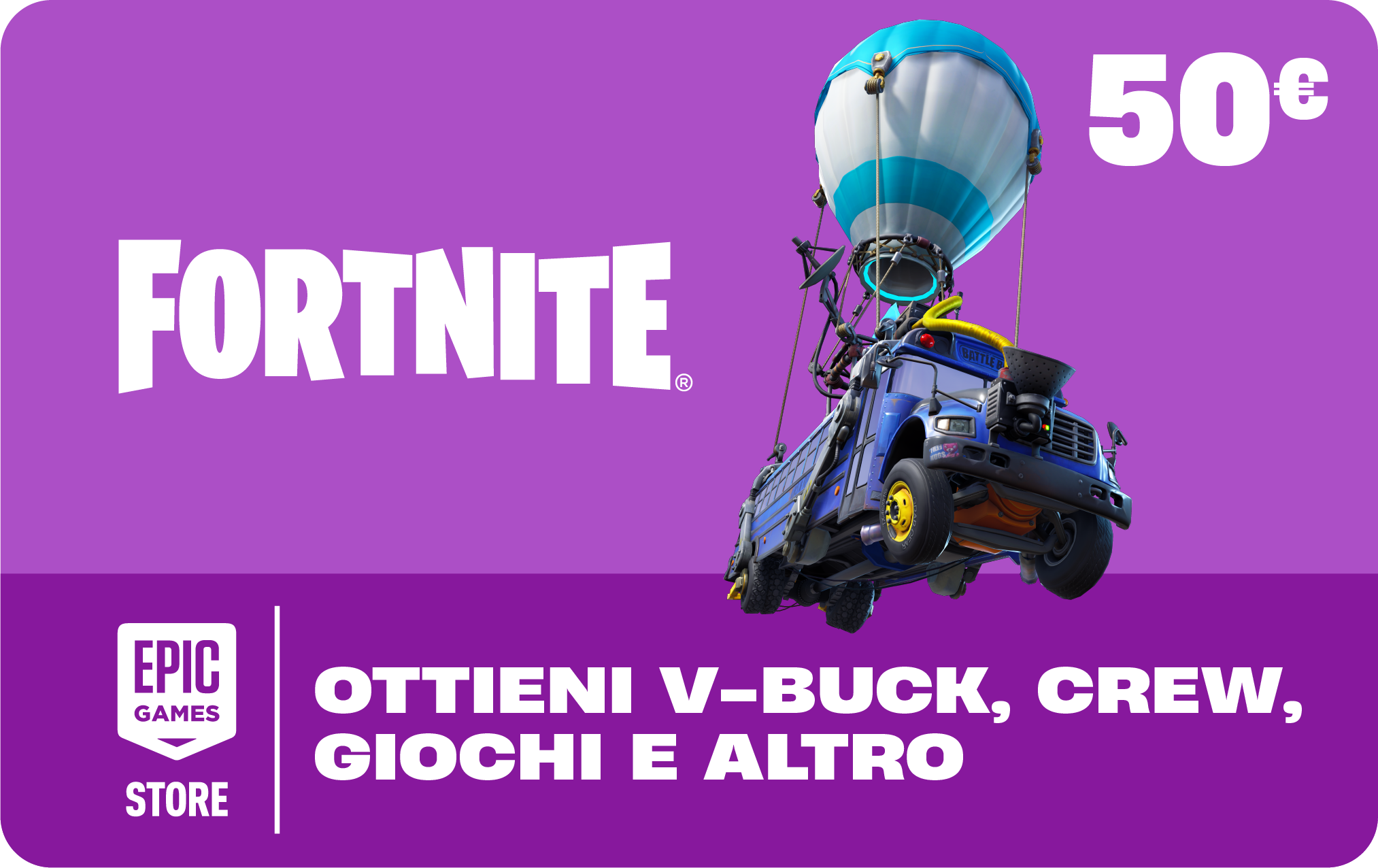 Immagine prodotto Epic Gift Card PoR 50.00 EUR