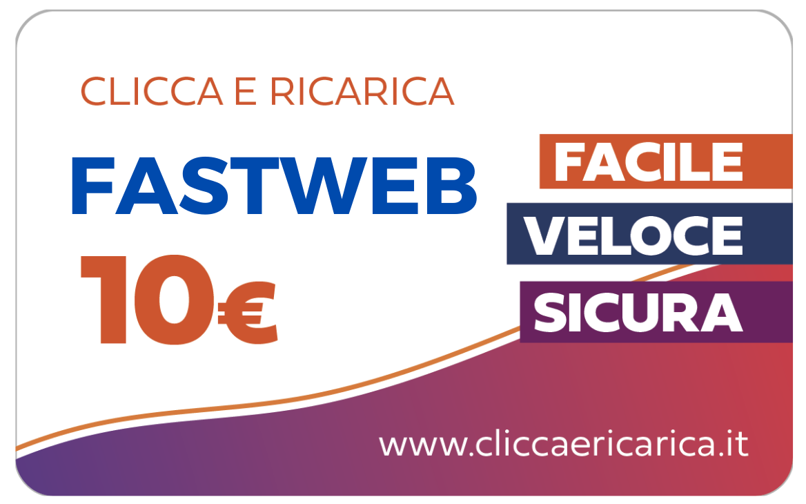 Immagine prodotto Ricarica Fastweb
