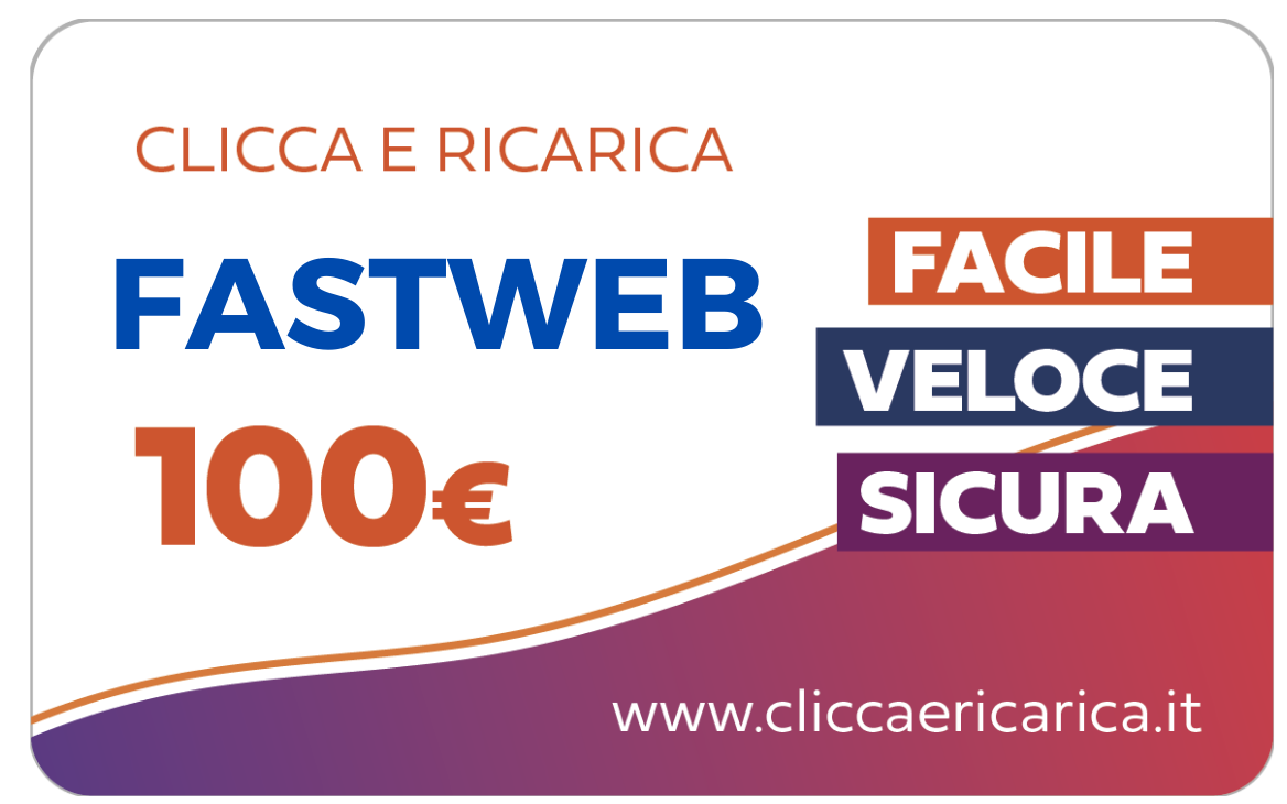 Immagine prodotto Ricarica Fastweb
