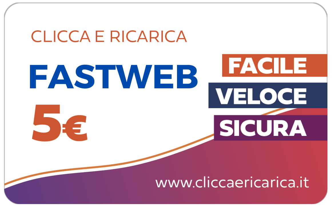 Immagine prodotto Ricarica Fastweb