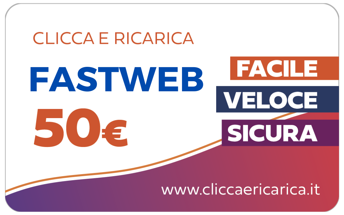 Immagine prodotto Ricarica Fastweb