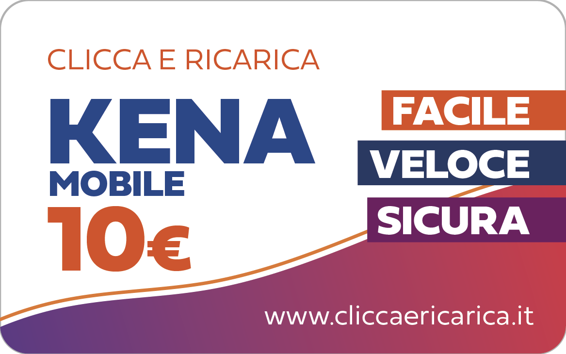 Immagine prodotto Ricarica Kena Mobile