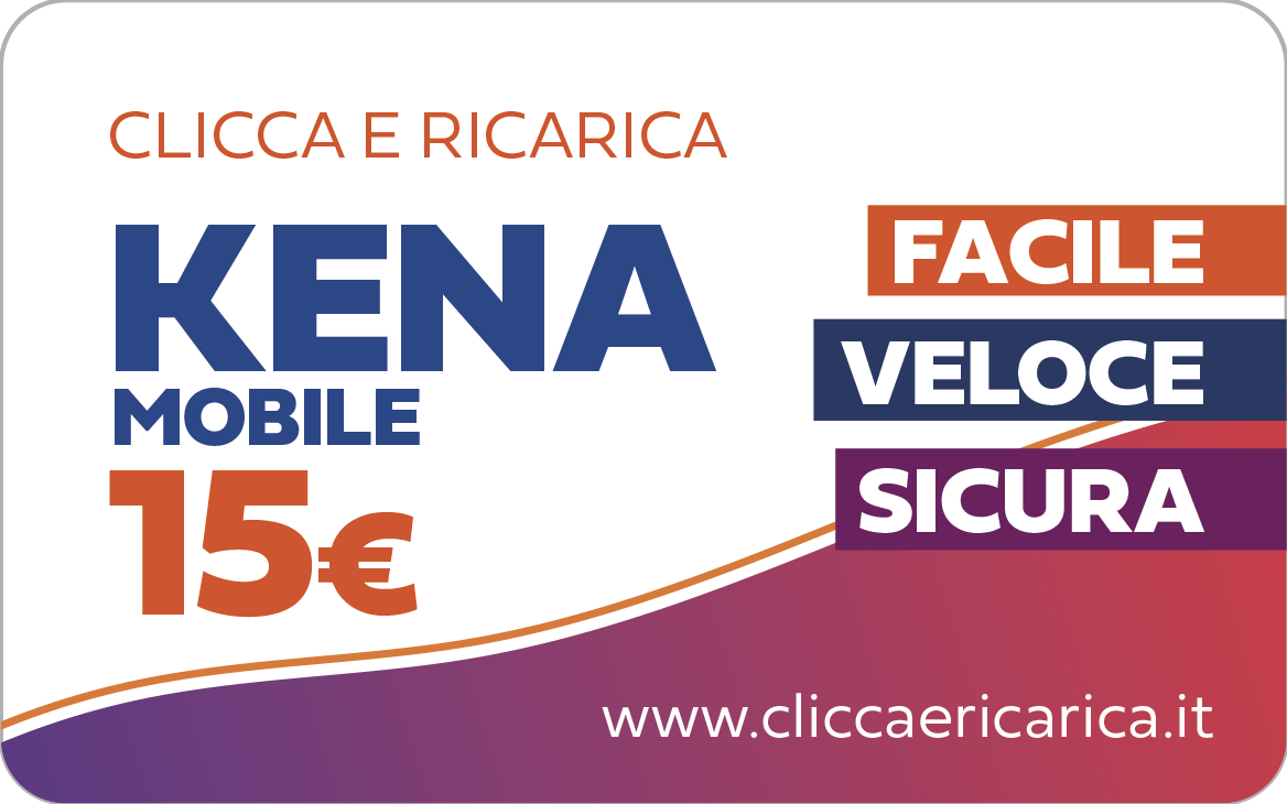 Immagine prodotto Ricarica Kena Mobile