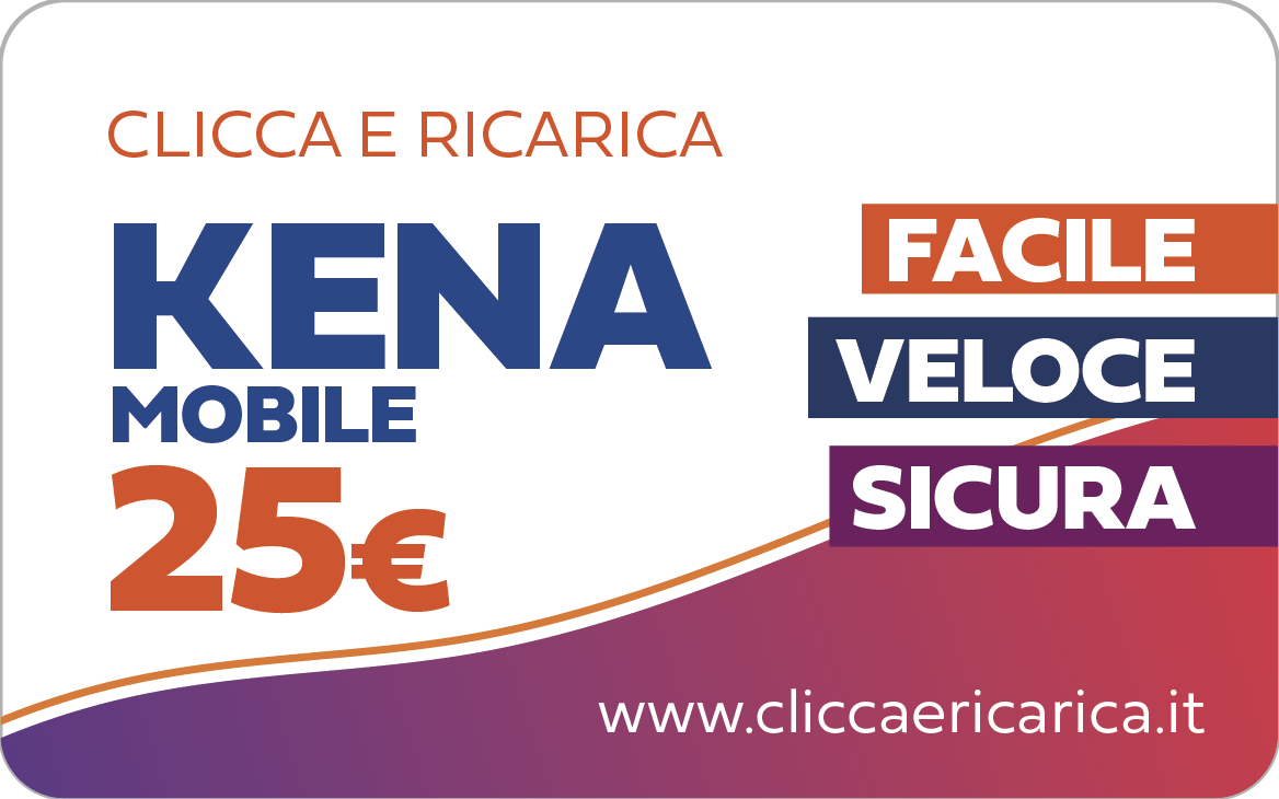 Immagine prodotto Ricarica Kena Mobile