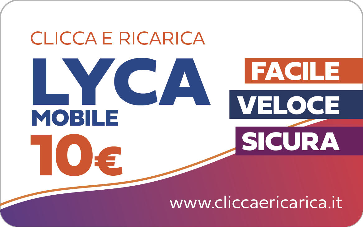 Immagine prodotto Ricarica Lycamobile