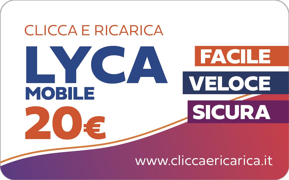 Immagine prodotto Ricarica Lycamobile