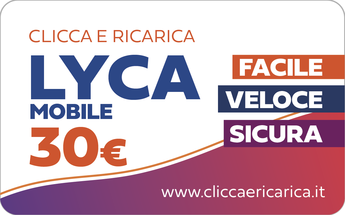 Immagine prodotto Ricarica Lycamobile