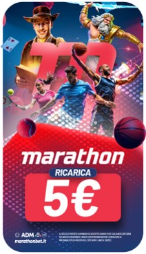 Immagine prodotto Ricarica Marathonbet 5 Euro