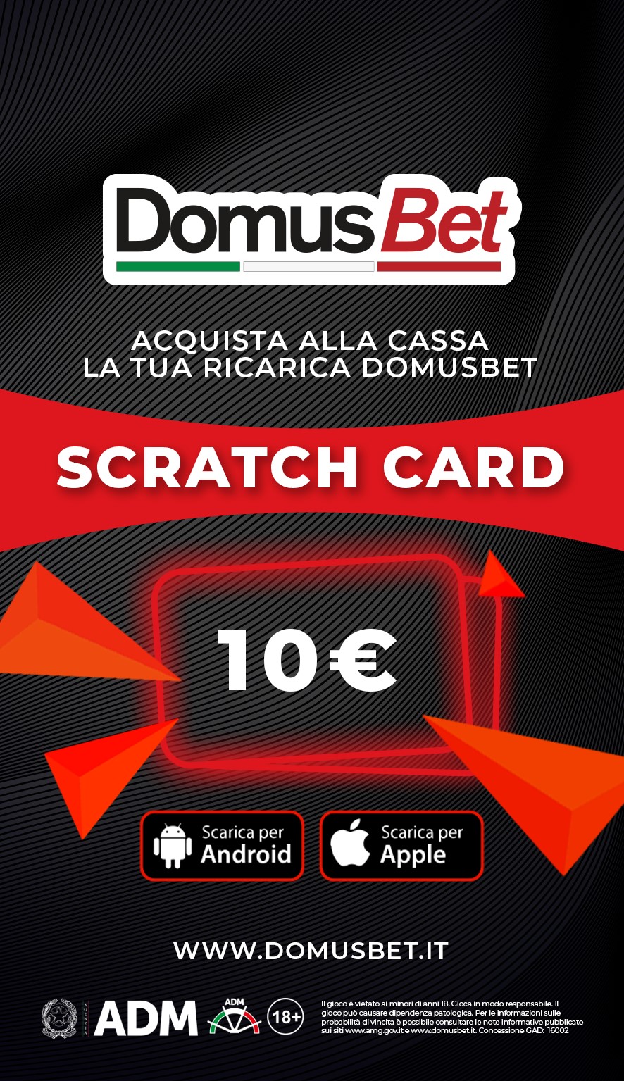 Immagine prodotto Ricarica DomusBet 10€