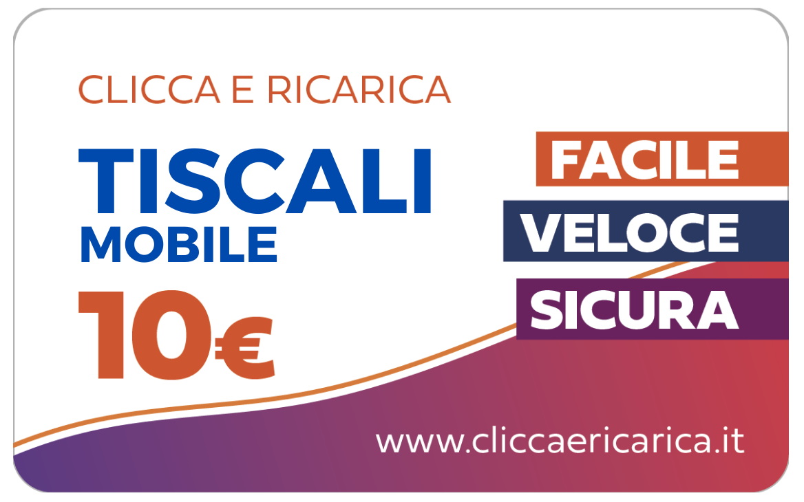 Immagine prodotto Ricarica Tiscali