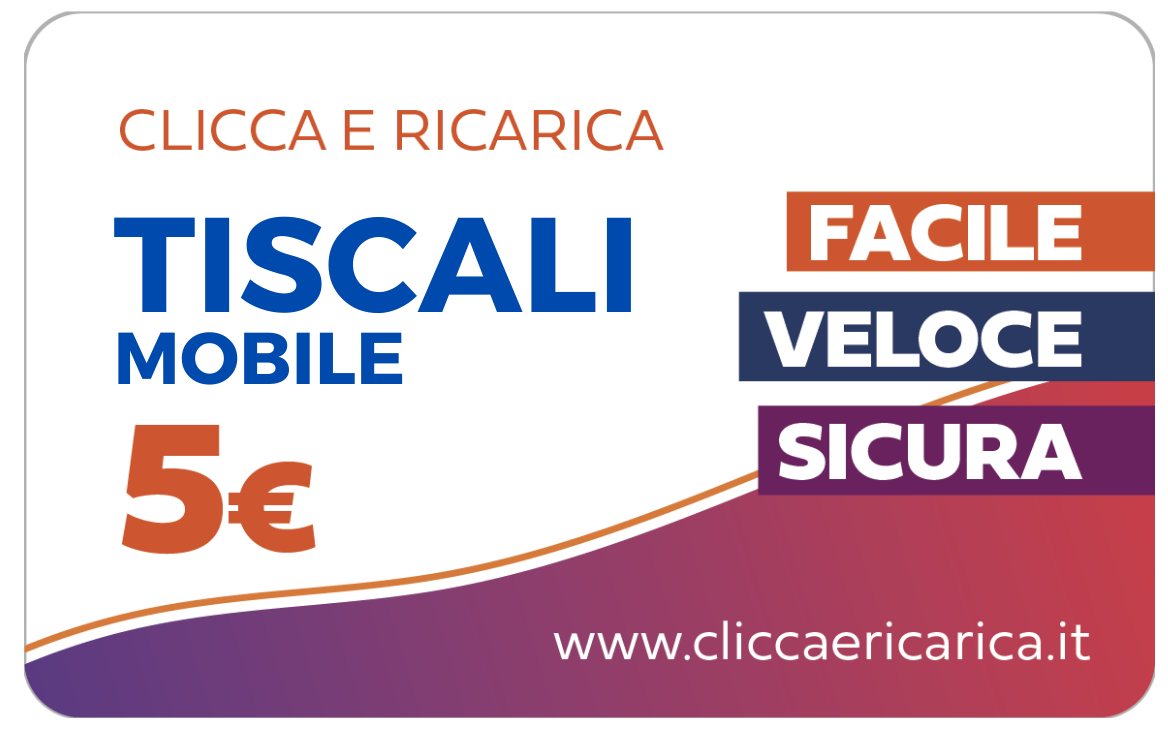 Immagine prodotto Ricarica Tiscali