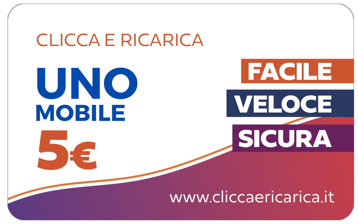 Immagine prodotto Ricarica Uno Mobile