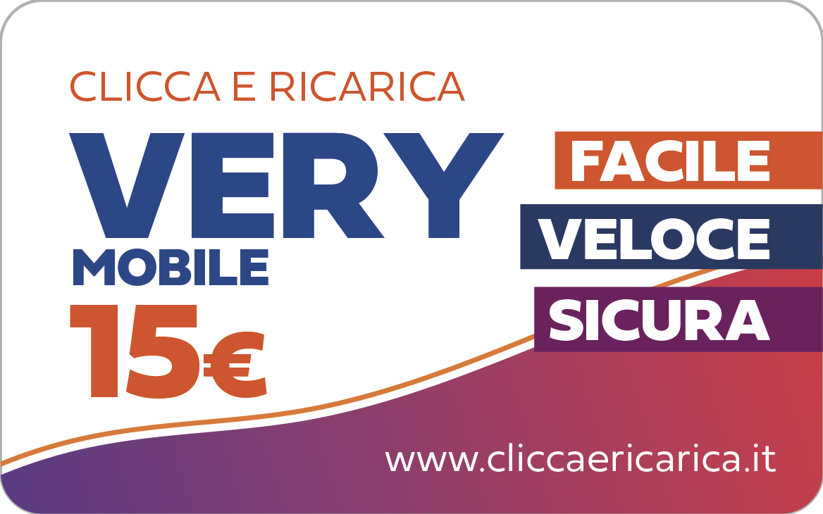 Immagine prodotto Ricarica Very Mobile