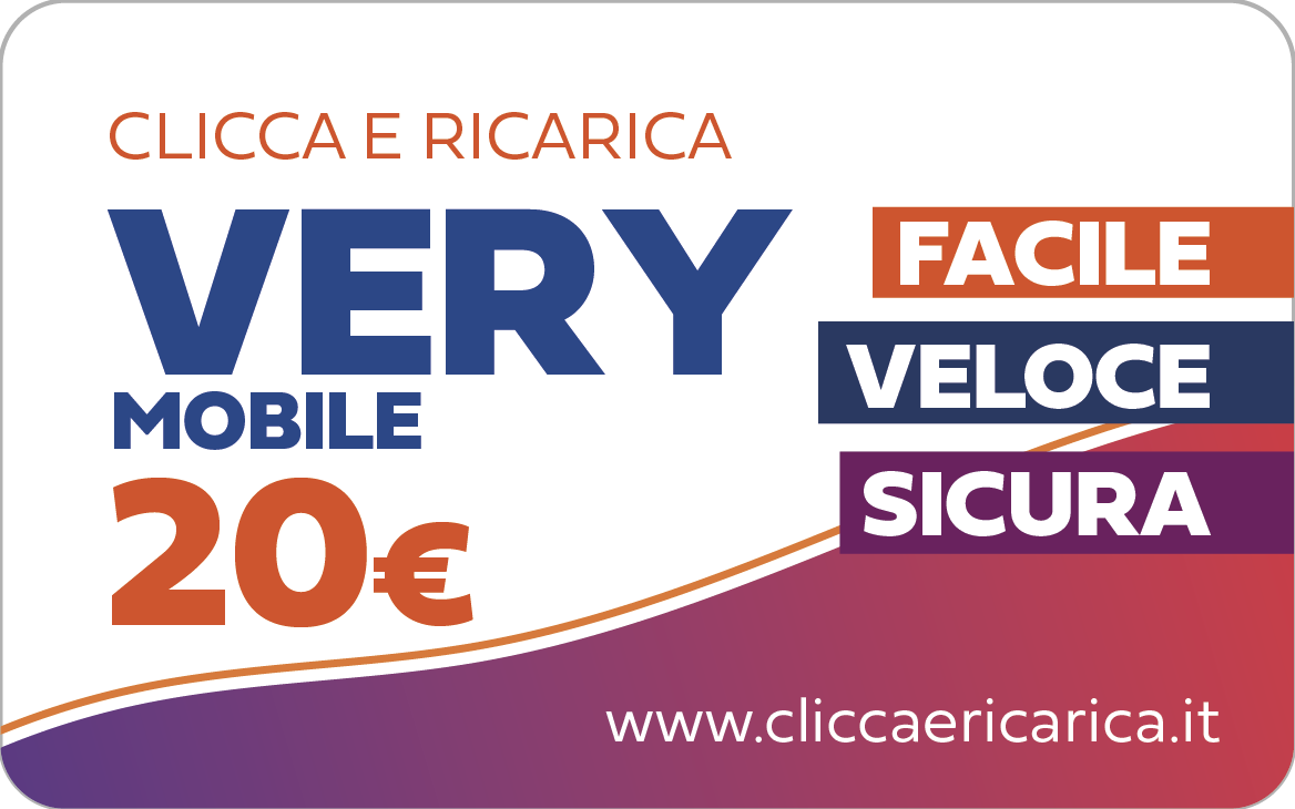 Immagine prodotto Ricarica Very Mobile