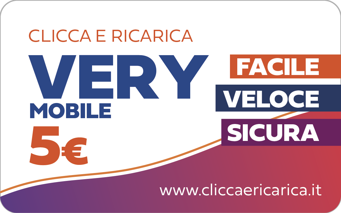 Immagine prodotto Ricarica Very Mobile