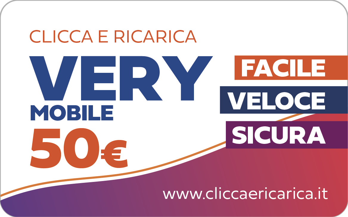 Immagine prodotto Ricarica Very Mobile