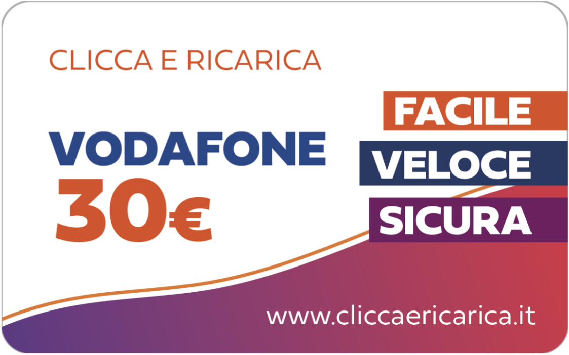 Immagine prodotto Ricarica Vodafone