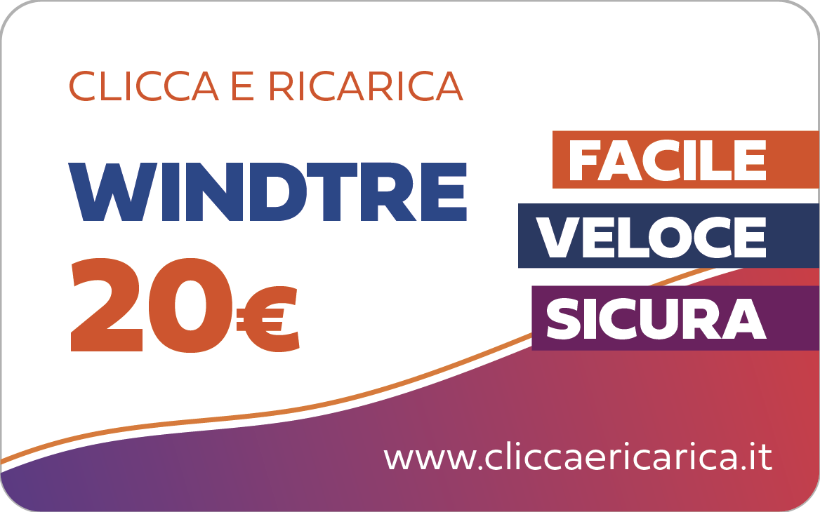 Immagine prodotto Ricarica Windtre