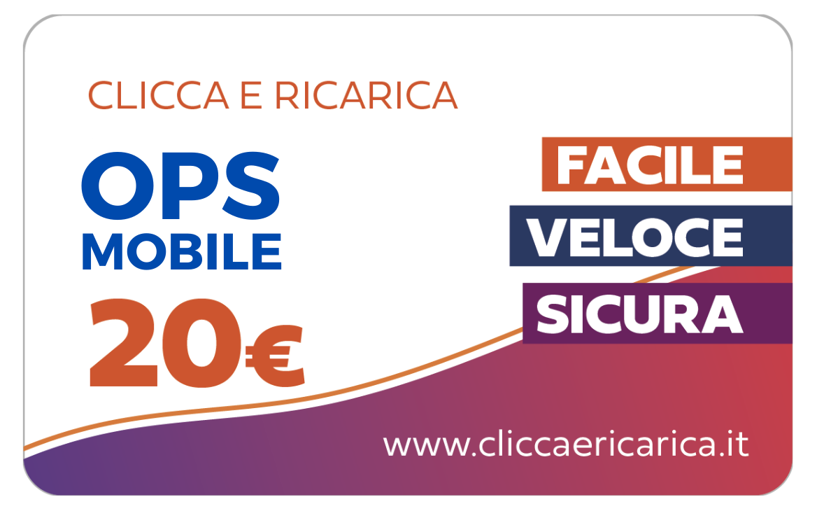 Immagine prodotto Ricarica Ops!mobile