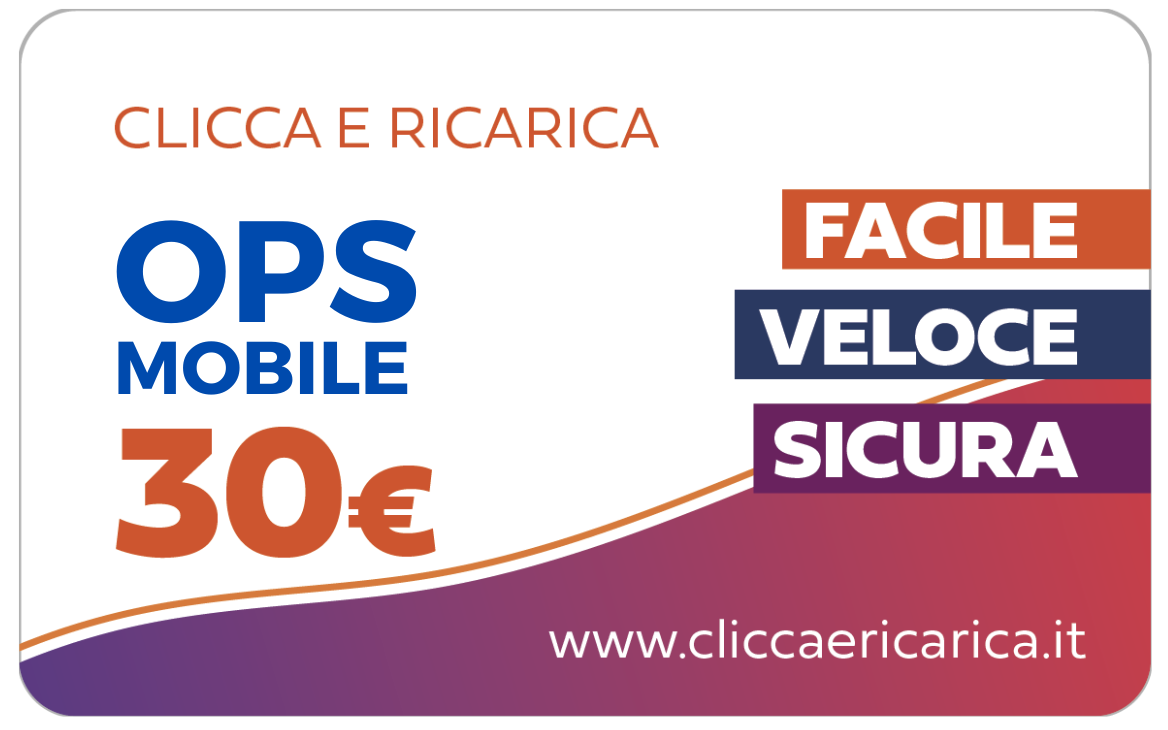 Immagine prodotto Ricarica Ops!mobile