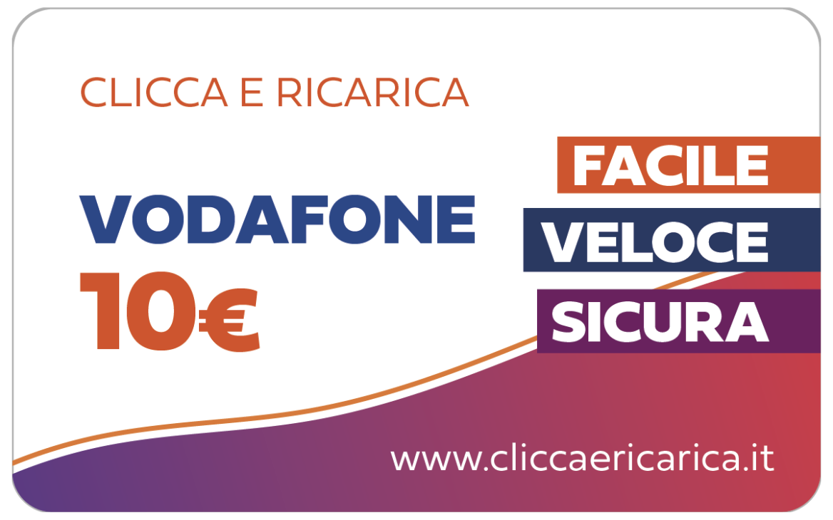 Immagine prodotto Ricarica Vodafone