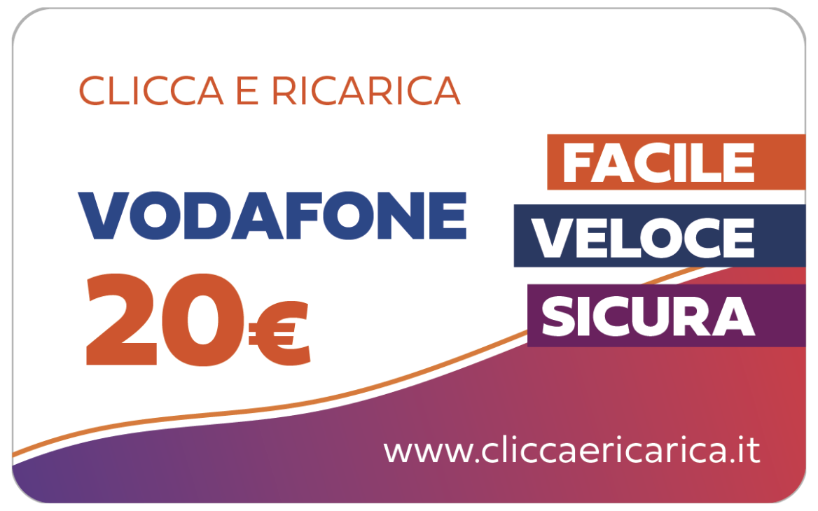 Immagine prodotto Ricarica Vodafone